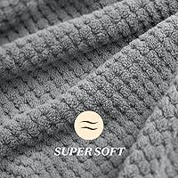 Vista 3 de YFONG Toalla de pelo grande para mujer, toalla de microfibra súper absorbente para cabello rizado, turbantes de cabello de secado rápido