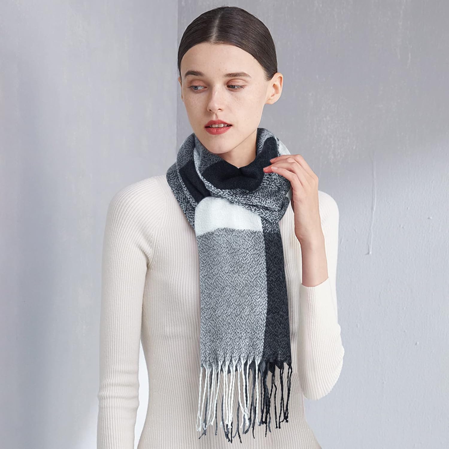 best scarves for christmas plaid wrap gift idea