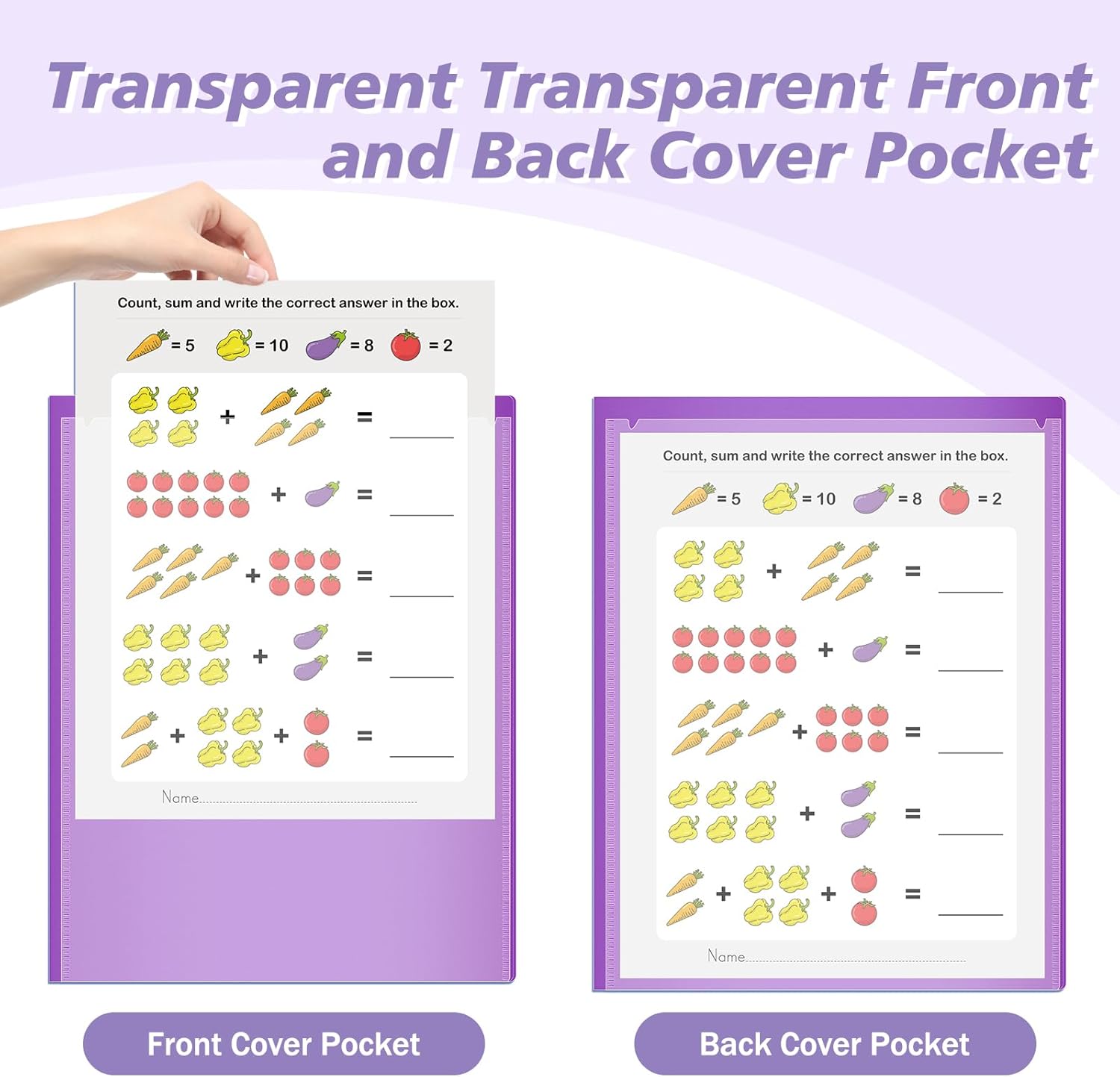 30 Pcs Parent Teacher Classroom Communication Folder with Clear Front Pockets, 2 Pockets Homework Folders Take Home Plastic Folders for Kid Student Home and Classroom (30, Multicolor)