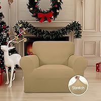 Vista 538 de Easy-Going - Funda elástica para sofá, 1 pieza, protector de muebles, suave, con parte inferior elástica, para niños, tela de jacquard de poliéster