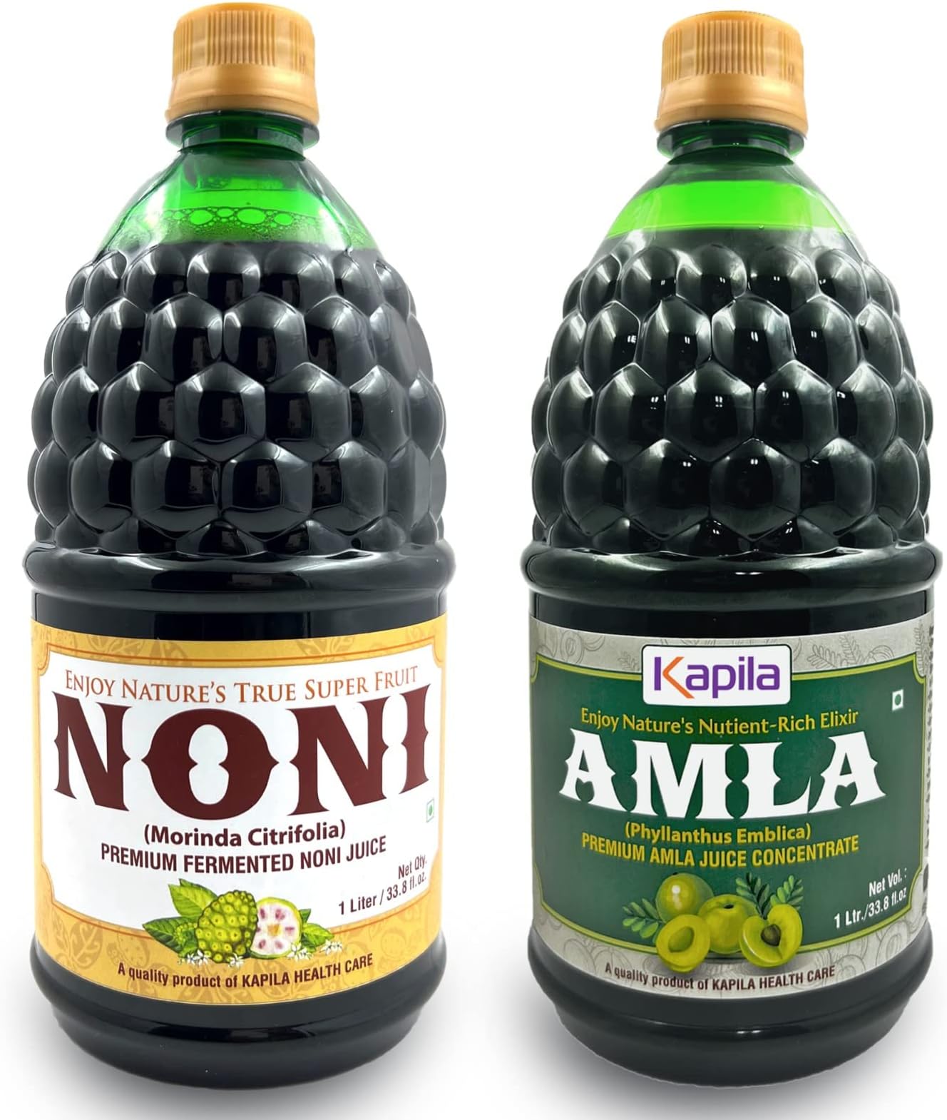 Juice and Amla Juice Combo (1L + 1L) for Immunity boosts, Diabetic Care & Health & Skin Care Vitamin C Sugar Free Ayurvedic Juice