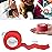 Gondiane 9 Pack 1 x 5 Yards Self Adhesive Bandage Wrap Self Stick Wrap for Ankle, Wrist, Finger, Sports, Breathable Cohesive Vet Tape for Pets (Red)