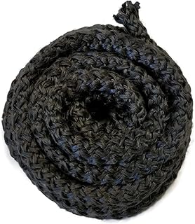 Midwest Hearth Wood Stove Replacement Gasket for Woodburning Stoves - Graphite Impregnated Fiberglass Gaskets (7/16" x 120" Rope)