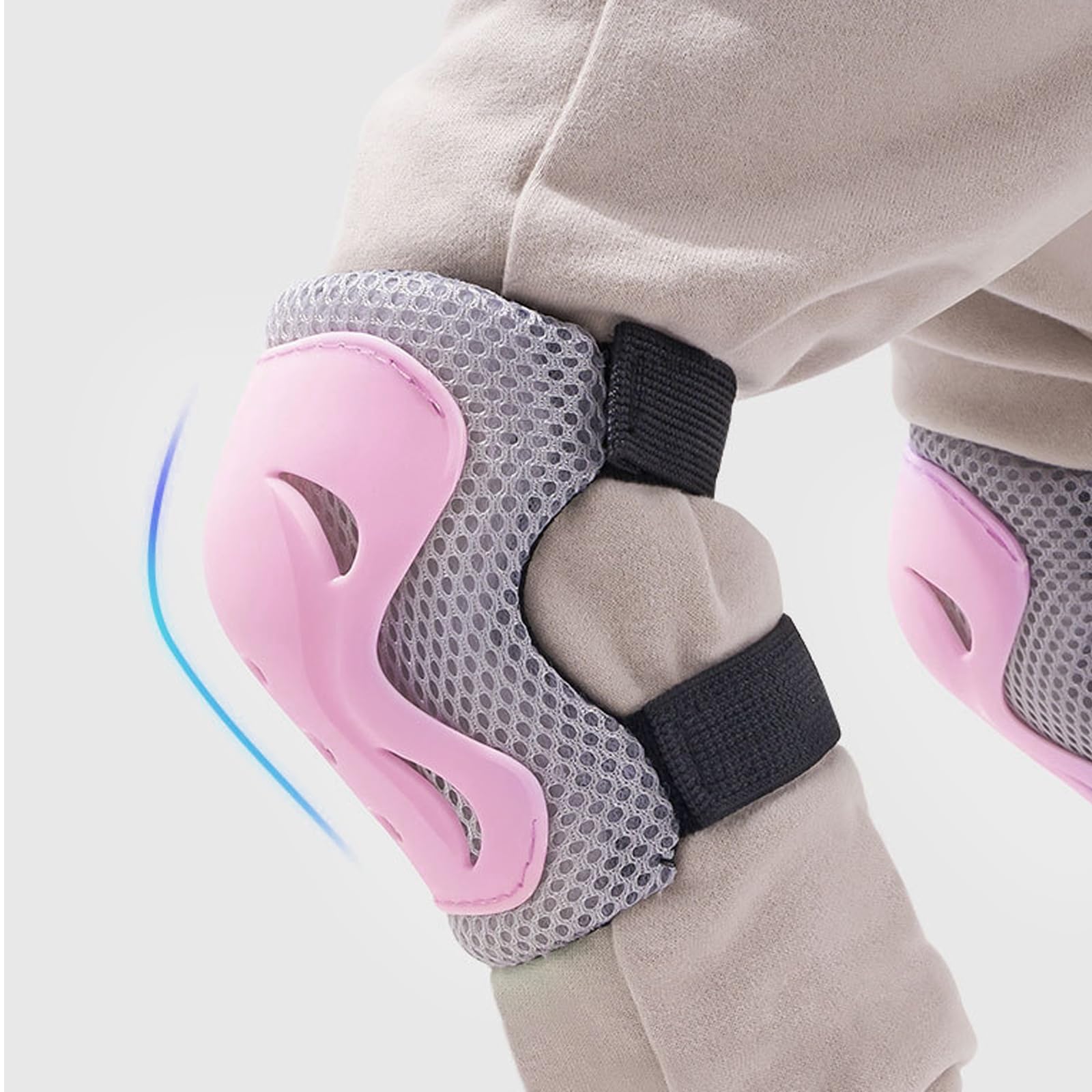 Set Protezioni Skateboard Bambini - Ginocchiere, Gomitiere, Polsiere, Taglia Unica 3-10 Anni - Foto 4