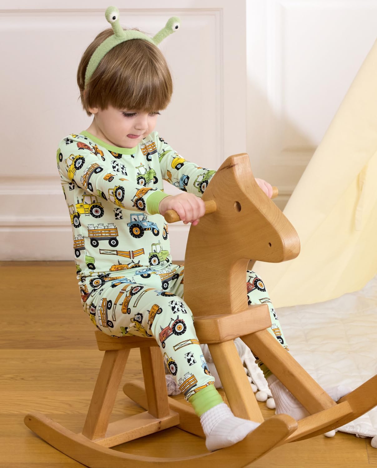 Bamboo Viscose Toddler Pajamas Boys Girls Baby 12M-8Y Pjs Sets Kids 2pcs Long-Sleeve Snug fit Sleepwear - Image 6