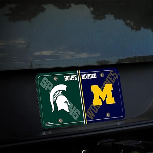 Miniatura 261 de NCAA etiqueta de metal para auto, negro