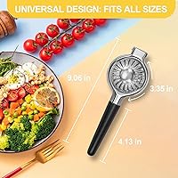 Vista 5 de Premium 316L Medical-Grade Stainless Steel Lemon Squeezer - Baby-Safe Citrus Juicer, Heavy-Duty Manual Lime Squeezer with Zero Heavy Metal Leaching