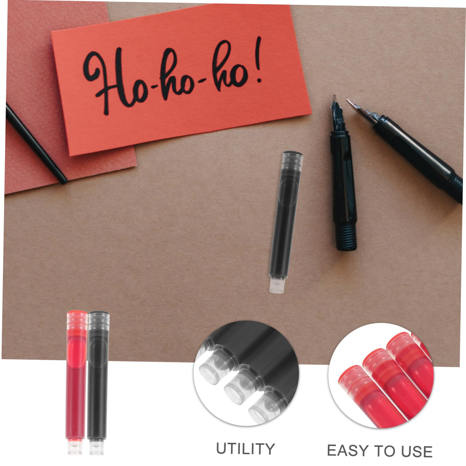 jojofuny 4 Ensembles Stylo Étudiant Stylo Plume Recharges De Stylo Gel Stylo À Encre Effaçable Gros Stylo Stylos Rechargeables Stylo Effaçable Stylo Plume Recharges 100 pièces * 4