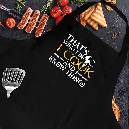 Miniatura 6 de Delantal divertido para asar a la parrilla para hombres - Delantal para barbacoa y cocina