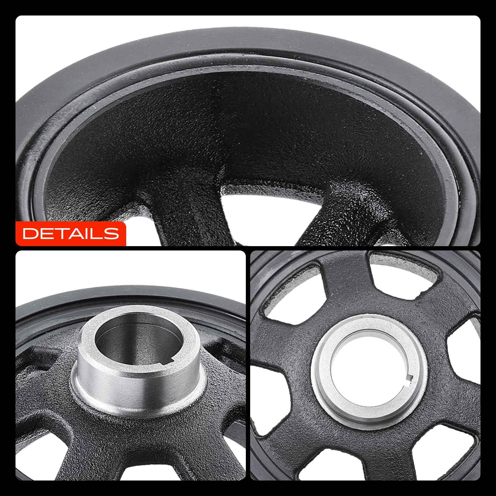 Frankberg Puleggia albero motore 1120351300 | Compatibile con: Vitobus W639, Viano W639, Classe C W202, CLK C208, Classe E, modello T, S210, Classe M W163
