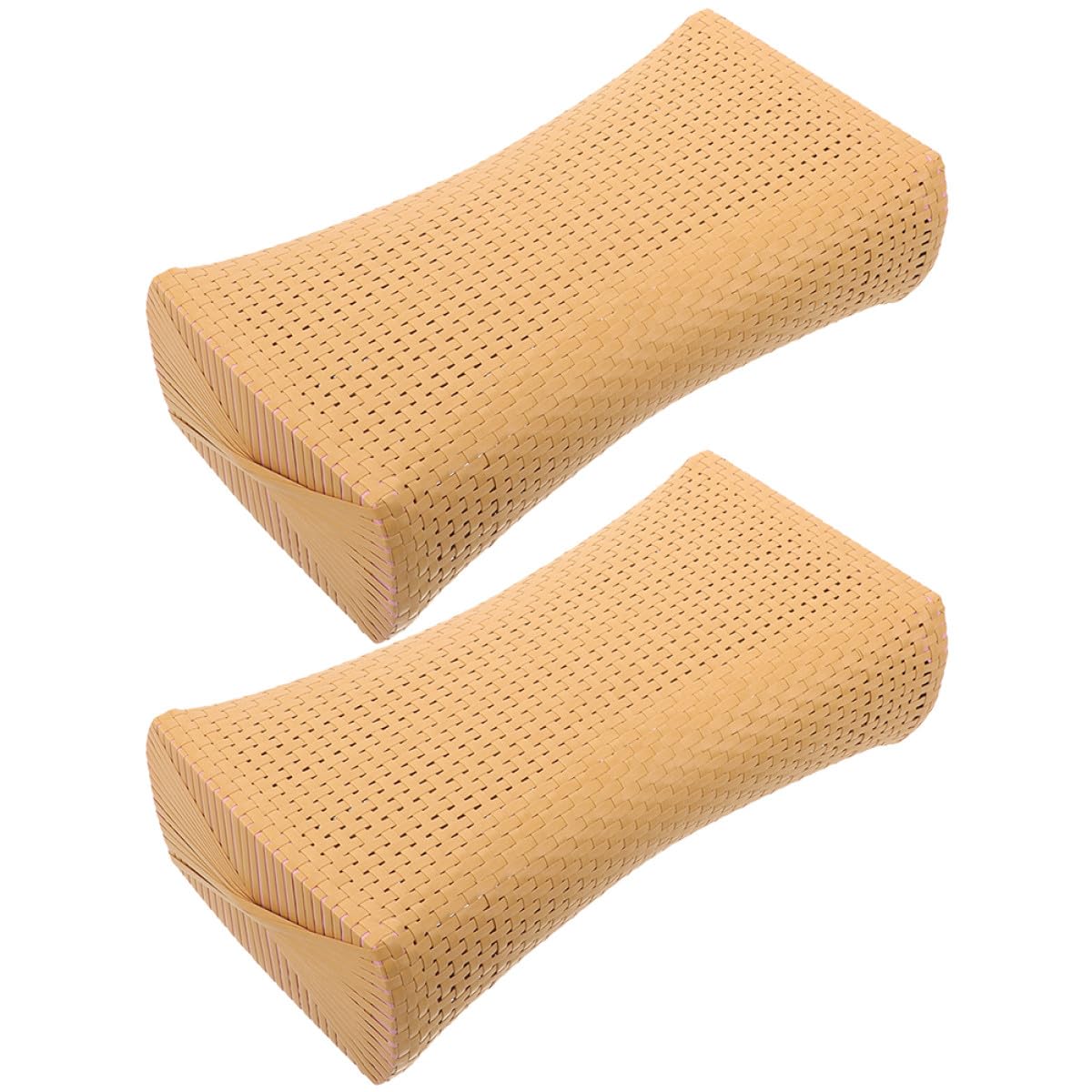 Générique Oreillers Ergonomiques Lot de 2 en Plastique Imitation Confortable et Facile à pour Sauna pour Appui Tête Spa
