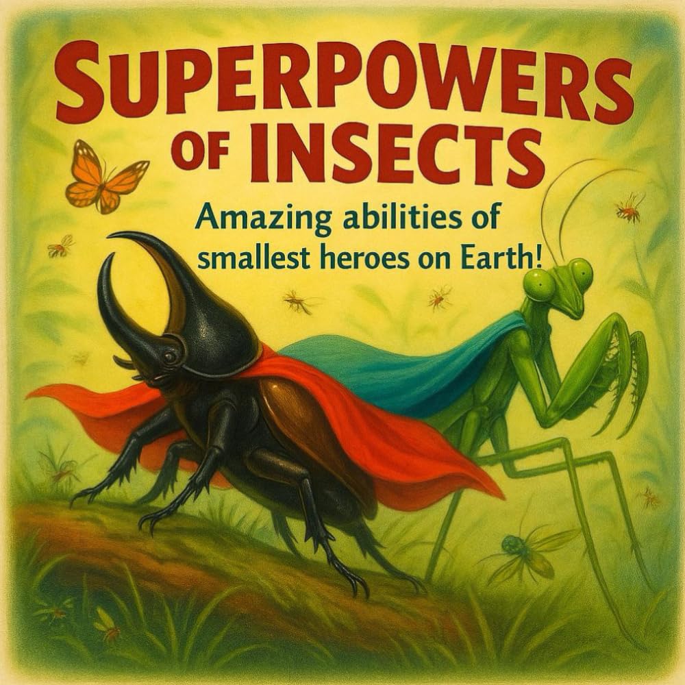 Superpowers of Insects: Fun facts and amazing abilities of insects, bugs, and tiny animal superheroes for kids