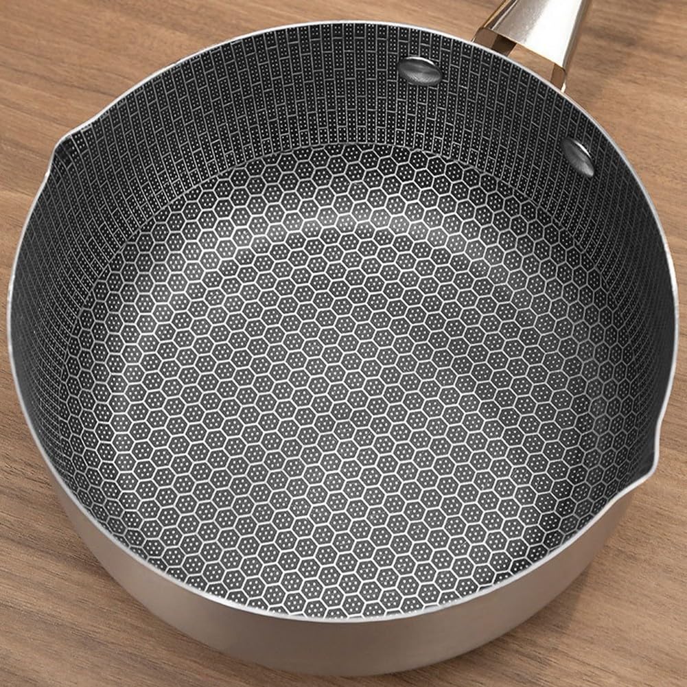 Padella in acciaio inox ispessito per chef casalinghi, strumento essenziale per cucinare tutti i giorni