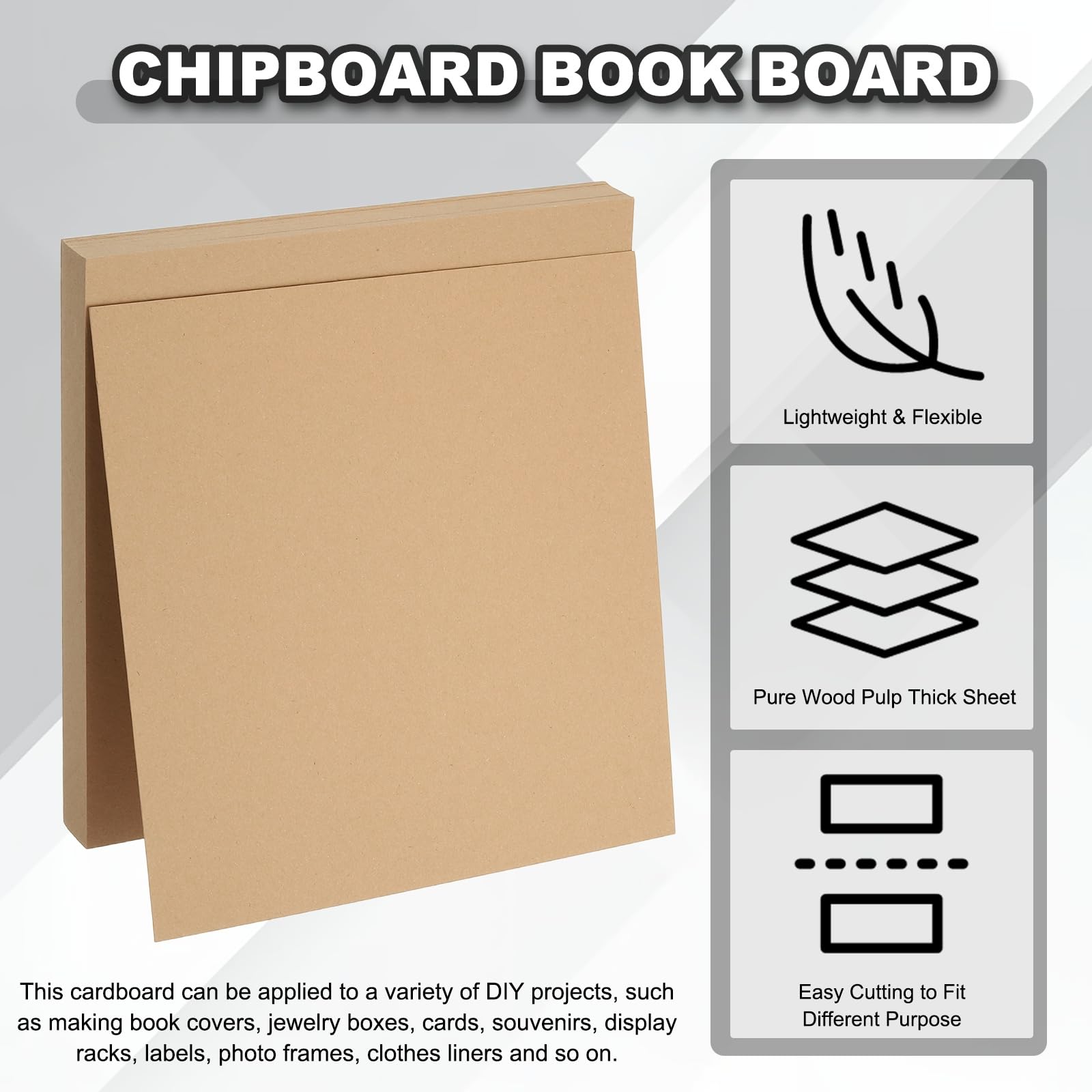 PATIKIL Chipboard Book Board - Image 4