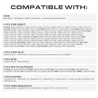 Vista 3 de UDC Parts 954-0461 Correa de transmisión para Cub Cadet 754-0461 LT1050 LT1045 LT1042 GT1554 LT1046 954-04165 OCC-754-0461 754-04165 MTD Troy Bilt