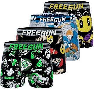 Boxer Fg/3/Bm/Pk4 Ropa Interior de Hombres Niños (Pack de 4)
