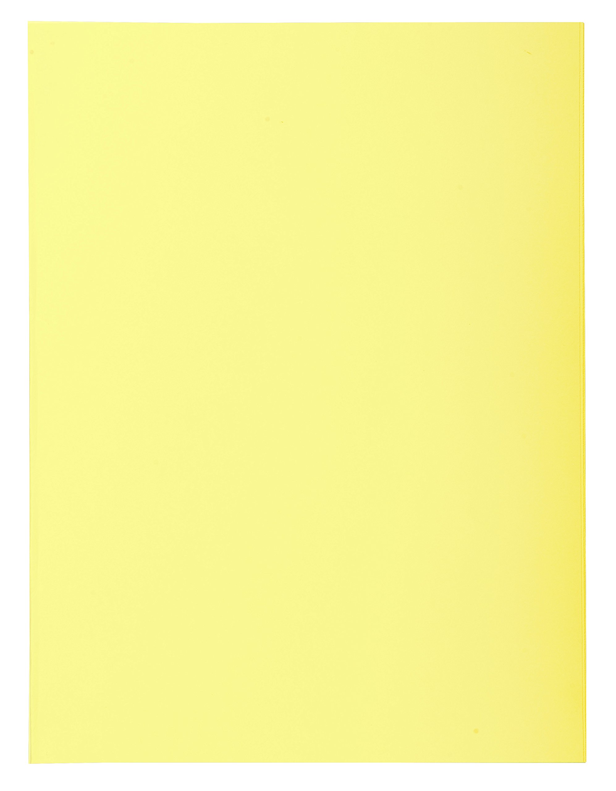 Exacompta 5 packs of 100 rigid folders Super canary
