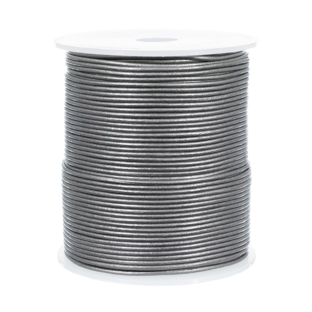 West Coast Paracord Cordon rond en cuir – Parfait pour les travaux manuels, le bricolage, les bijoux, et plus encore
