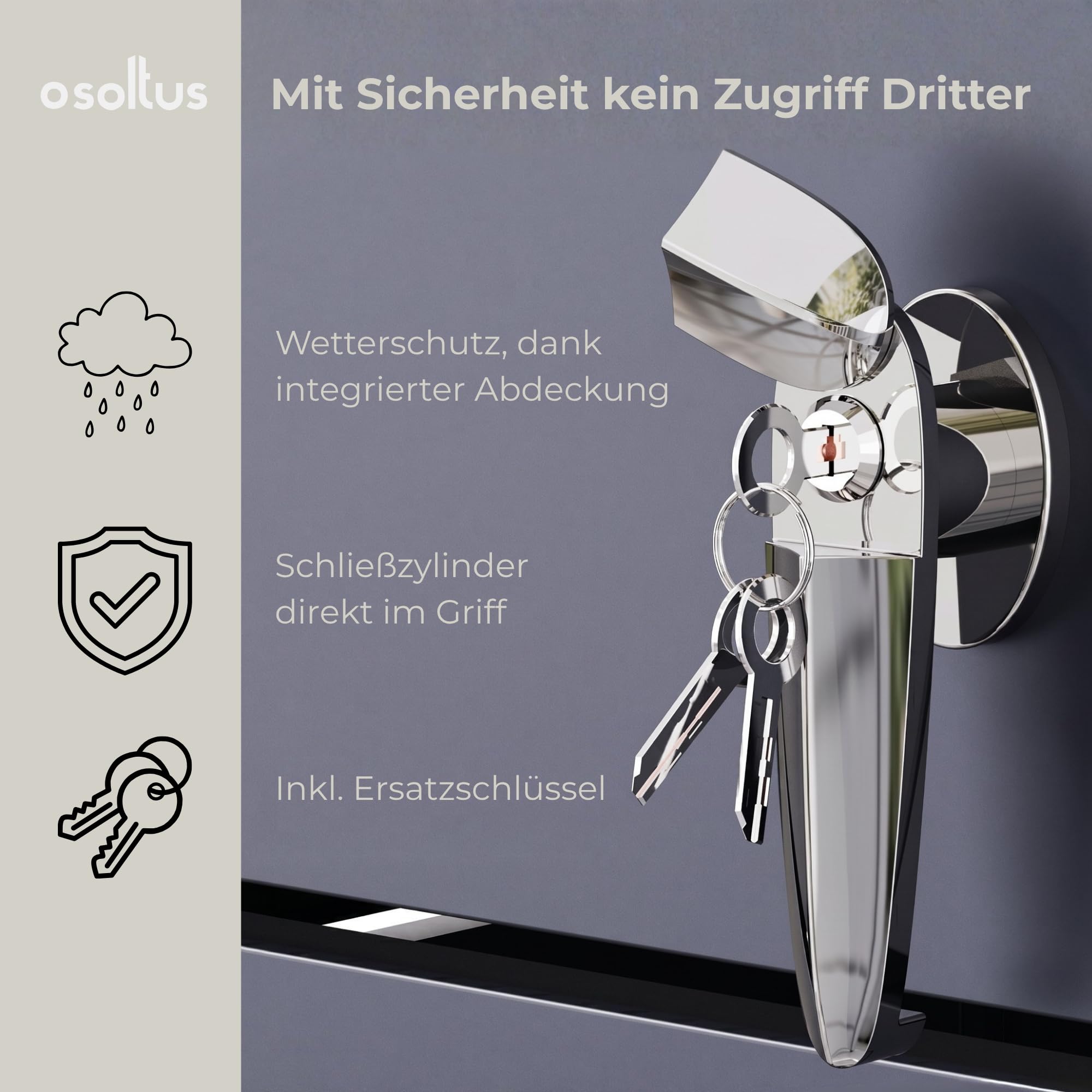 Mülltonnenbox PedBox Fußpedale | Mülltonnen bis 240 Liter | Aluminiumrahmen verzinkte Stahlbleche Anthrazit | Mülltonnenbox Metall verzinkt Deckel und Tor abschließbar (4 x bis 240 Liter)