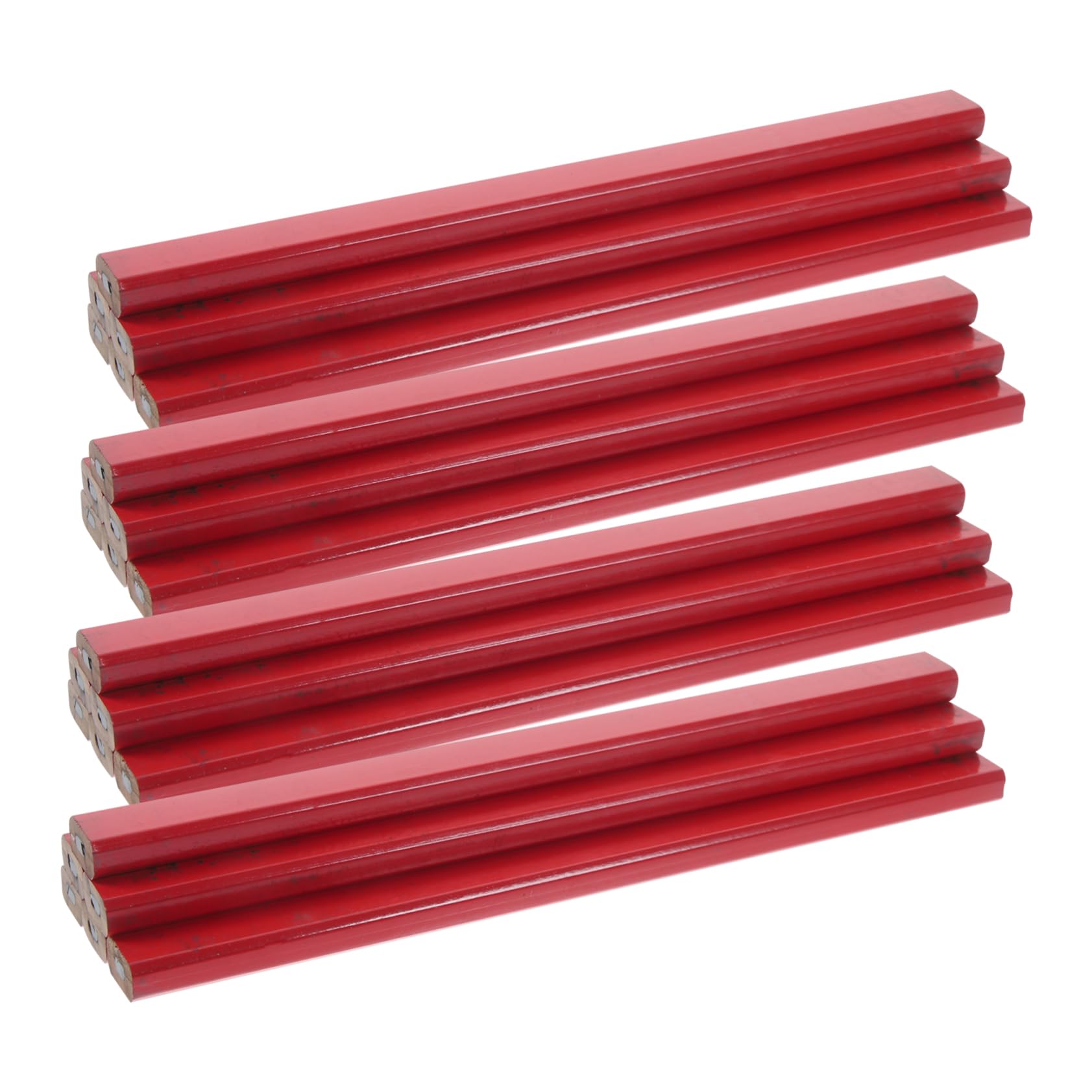 5 Set Matita Audace Costruttori Disegno Lavorazione Del Legno Legname Matite Lavoro Matita Sfusa Massa Solido Schizzo Di Rosso 20 Pezzi*5