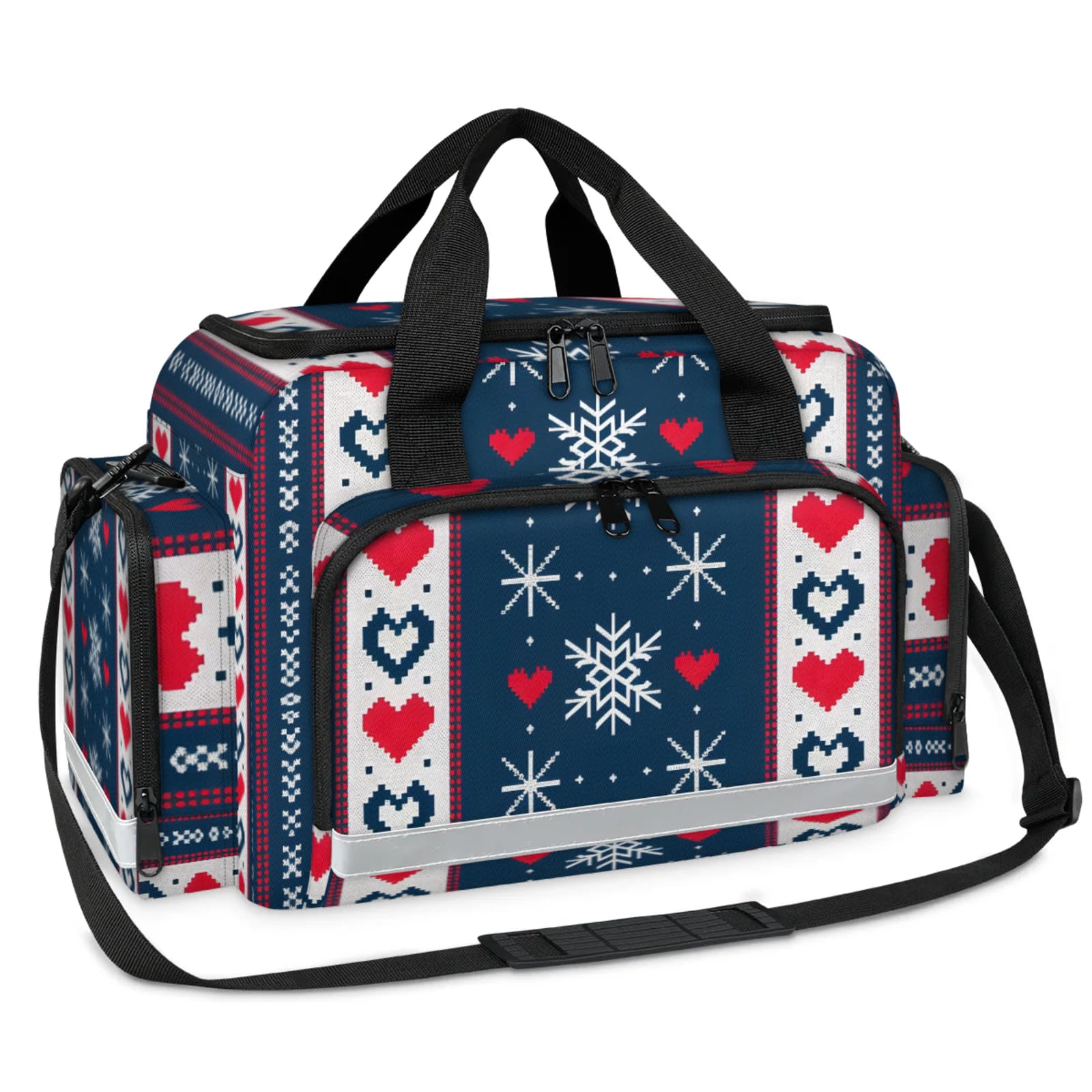 GzLeyigou First Aid Bags Empty, Colorful Explosion Emergency Bag First Aid Kit Multiple Compartment Kit Carrier On Call Trauma Bag For Paramedics Emergency Medical Supplies Kit