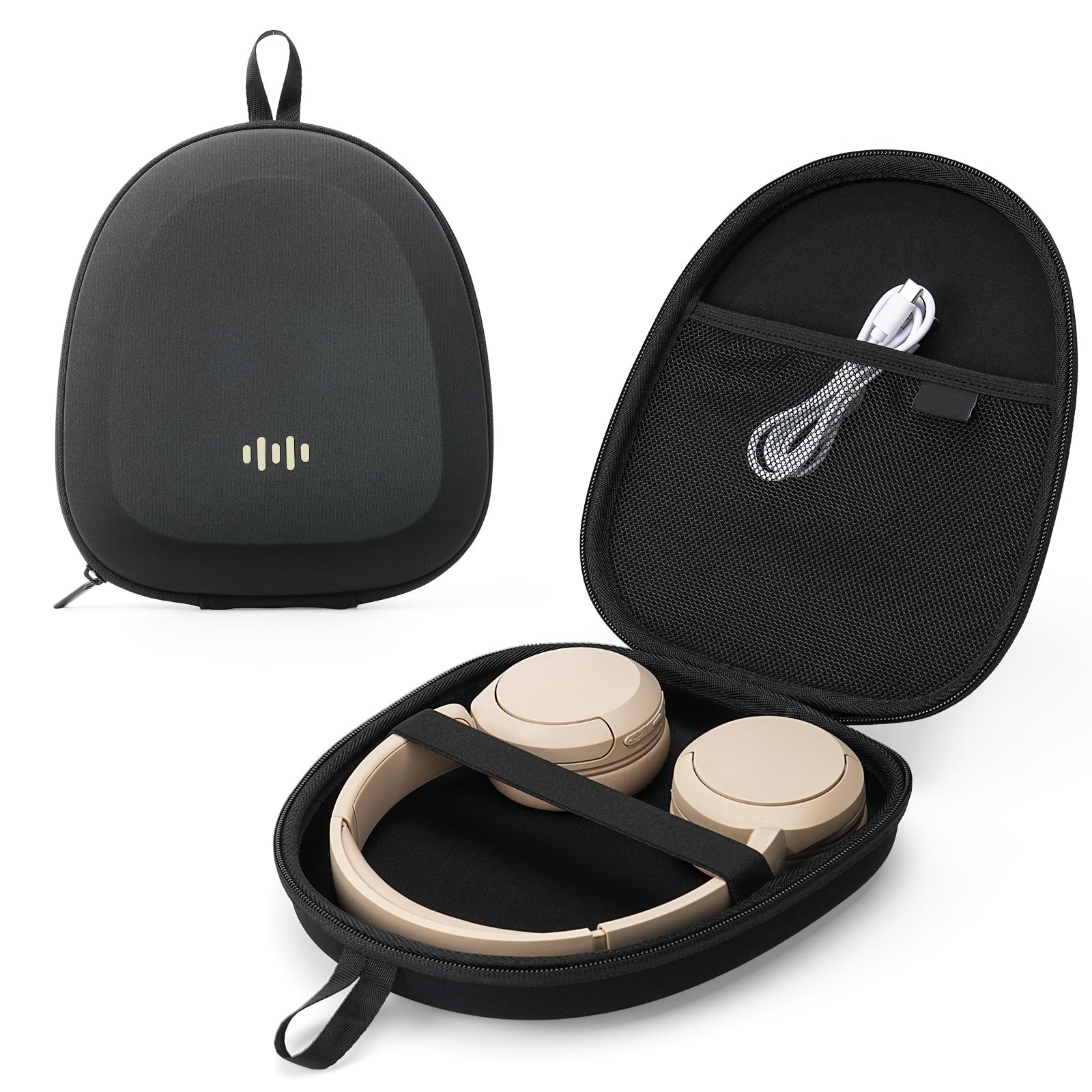 ダークグレー ワイヤレスヘッドホン 収納ケース付き Amazon | 超薄型ヘッドホン収納ケース SONY・Soundcore・Bose・JBL