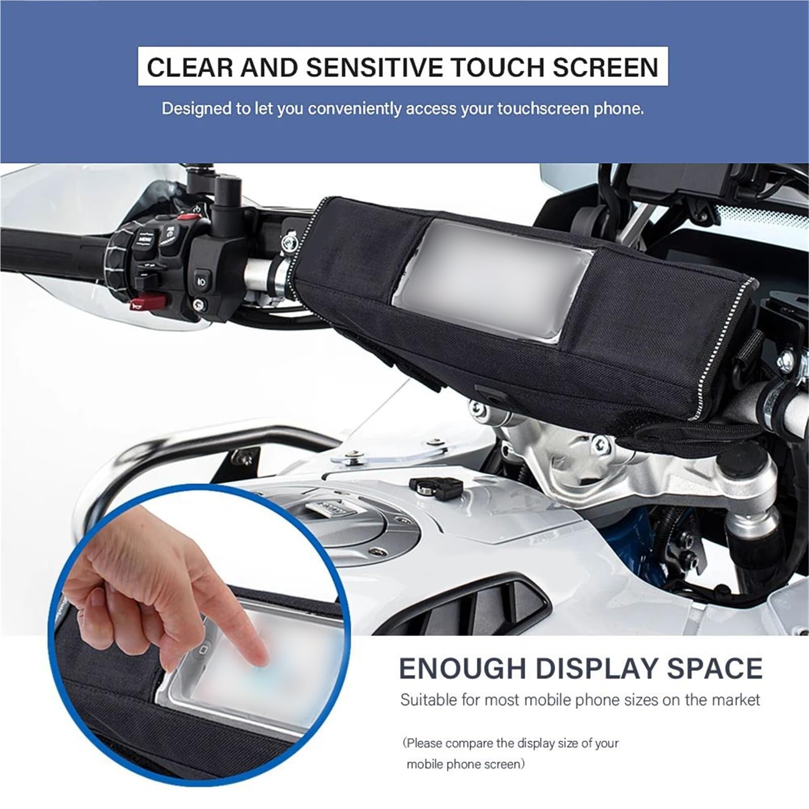 Borsa Impermeabile Per Ducati Multistrada V4S 950 950S 1200 1260 1260S Grand Tour Da Manubrio Per Attrezzi Viaggio