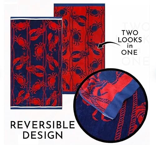 Miniatura 3 de Members Mark Toalla de playa de gran tamaño para adultos 100  algodón 40 x 72 pulgadas cierre fresco