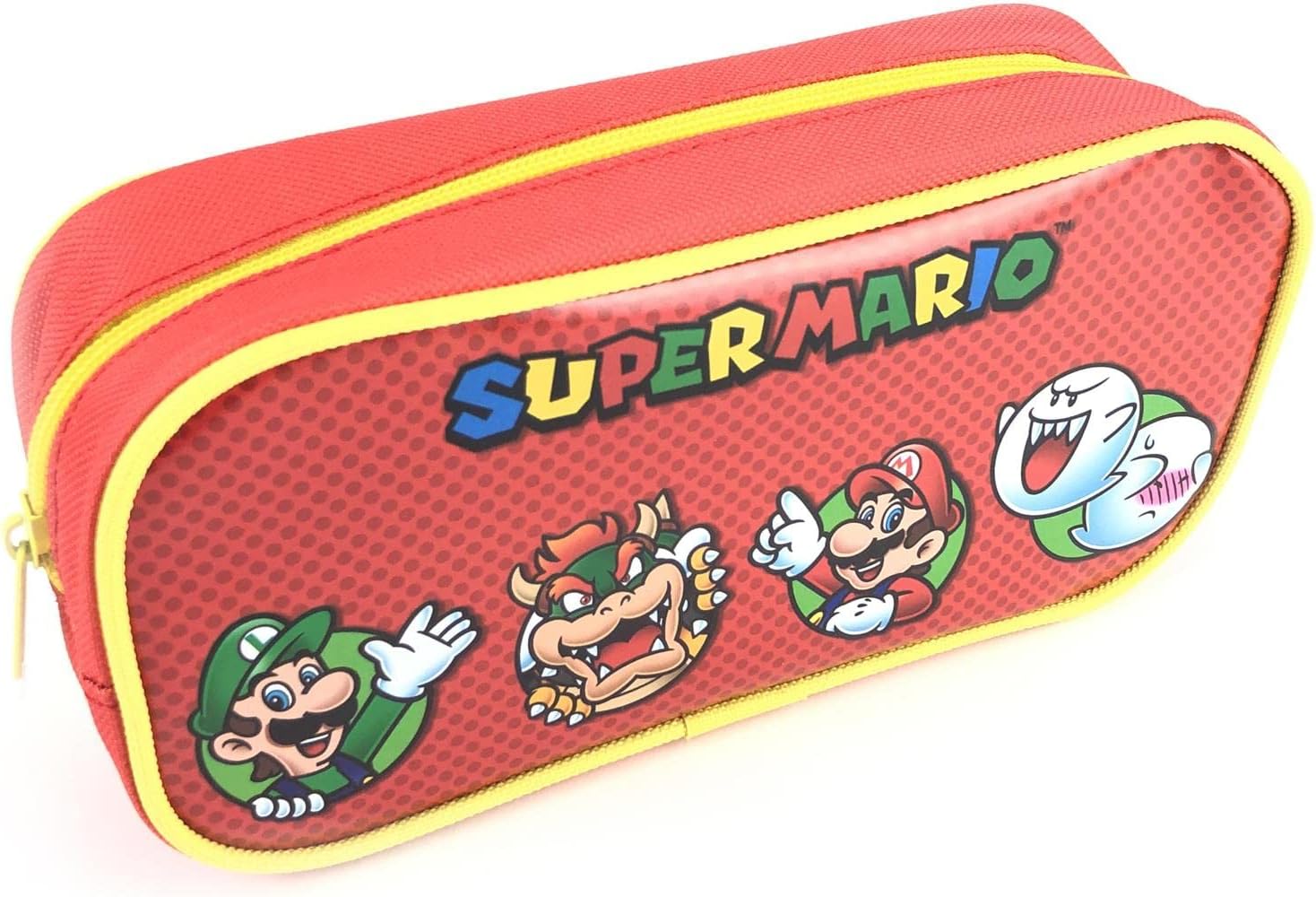 Super Mario Character Circles Unfilled Pencil Case