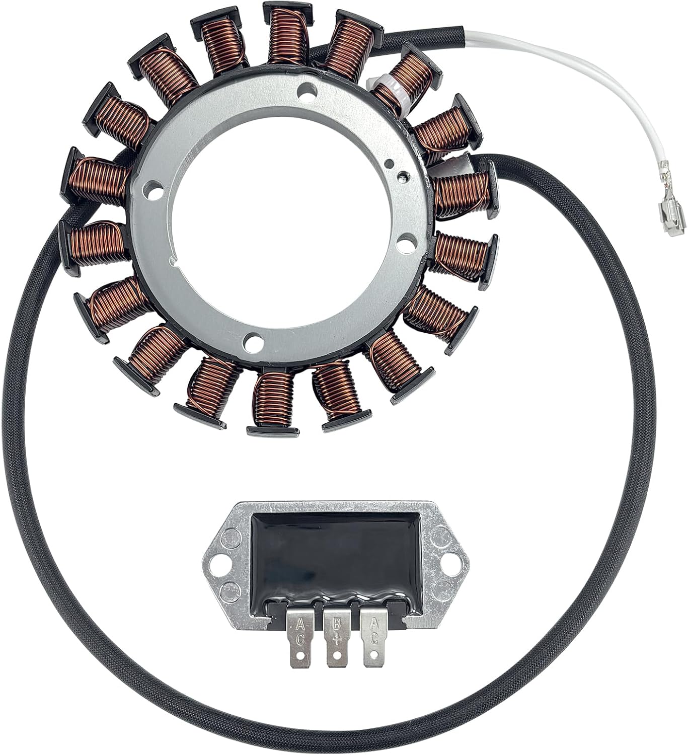 Stator Voltage Regulator Spark Plugs kit Compatible with Kohler CV11-CV15 CV18-CV22 K482 K241 KT715 KT725 KT730 KT735 KT740 KT745 ZT730 ZT740 7000 237878-S 15/20 Amp