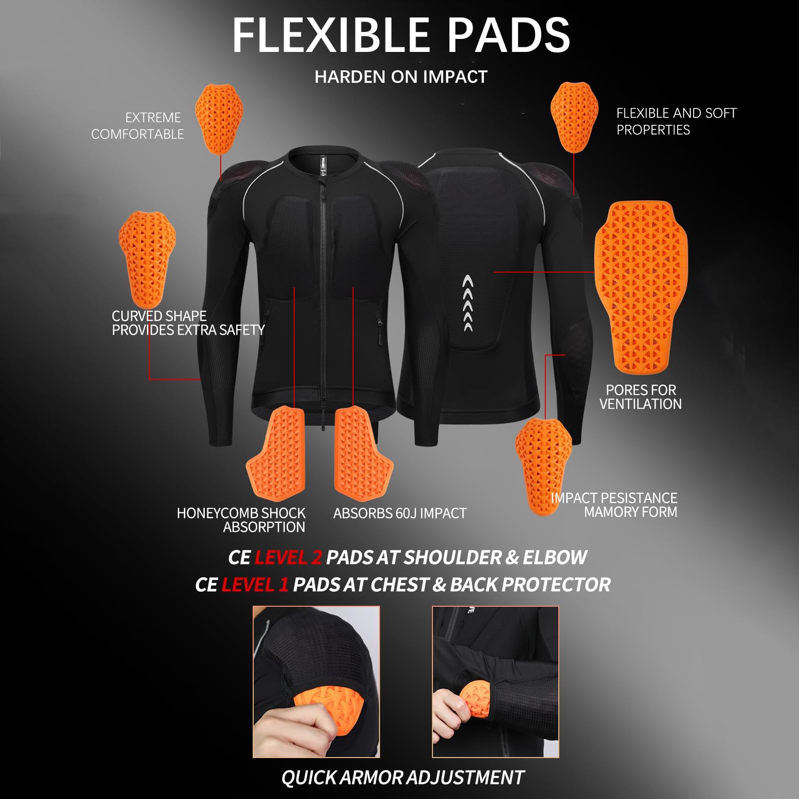 Set Giacca e Pantaloni Stile Moto per Uomo con Armatura Rimovibile, Abbigliamento Casual in Mesh Ispirato al Motociclista per Streetwear Urbano Quotidiano Vestiti Leggeri alla Moda