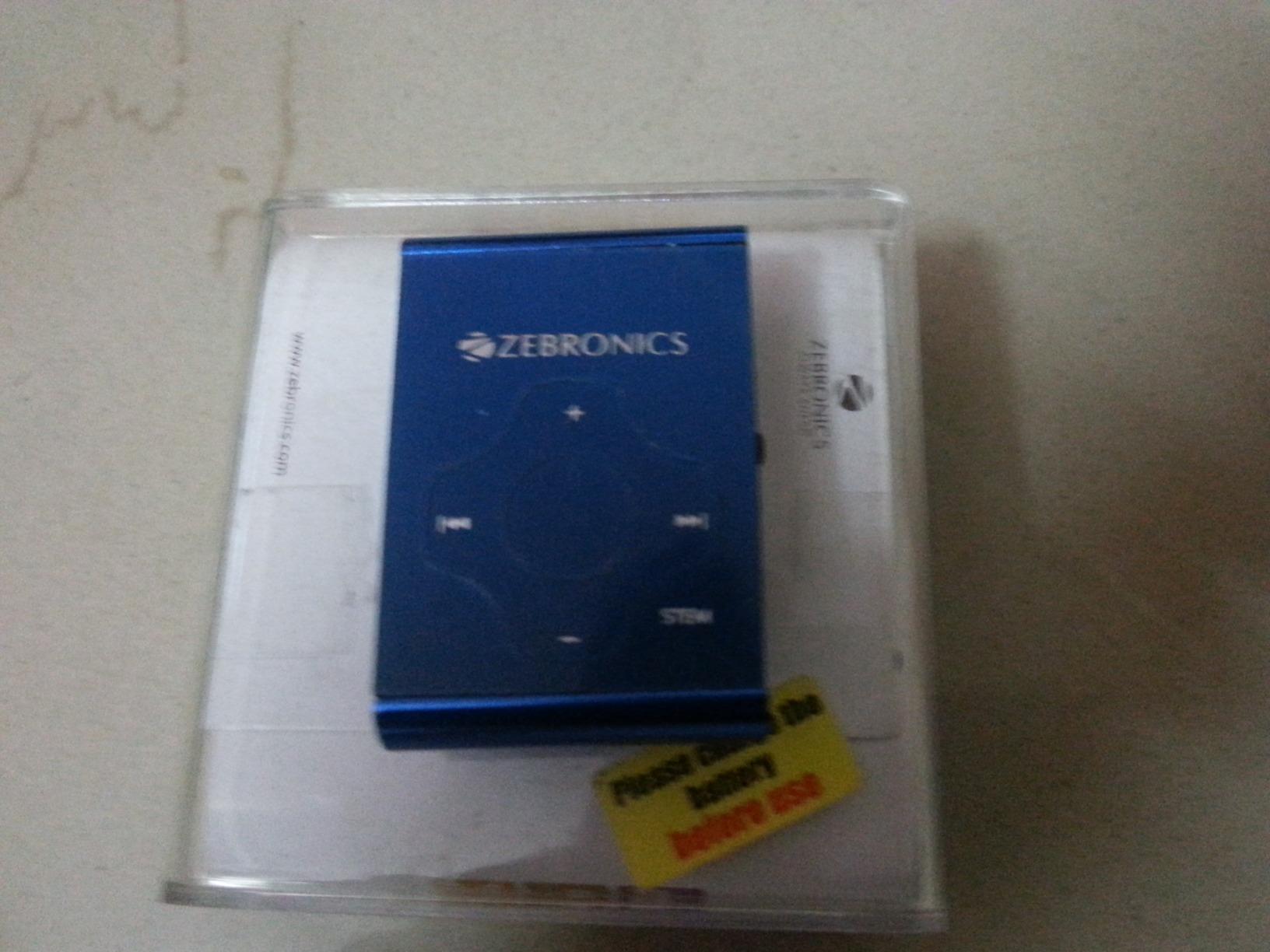 Zebronics Stem MP3 Player (Blue) Amazon.in Electronics