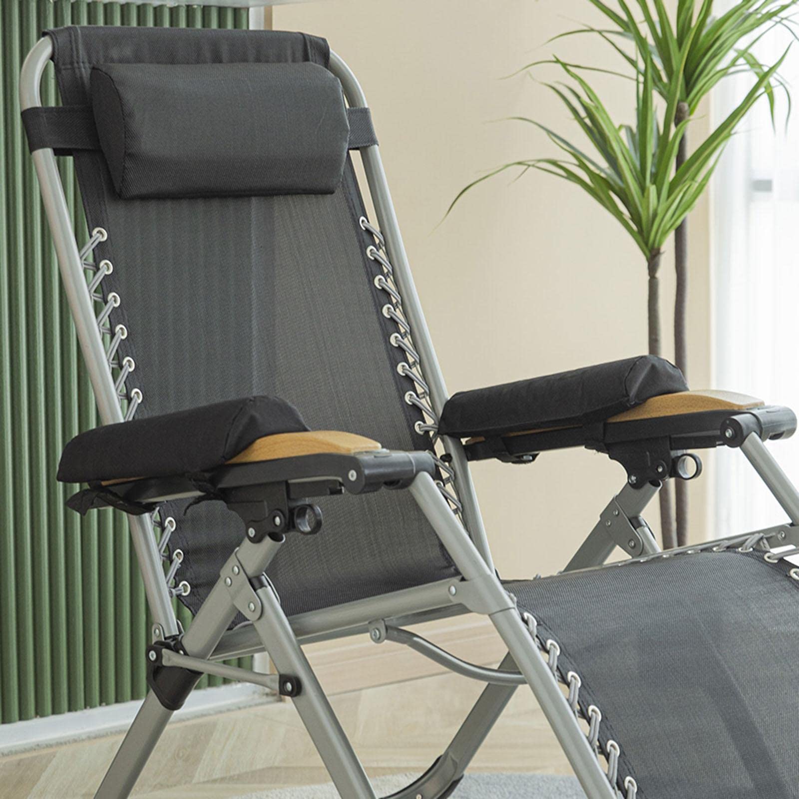 MagiDeal Coussin d'accoudoir de Chaise Longue inclinable, à de réglable