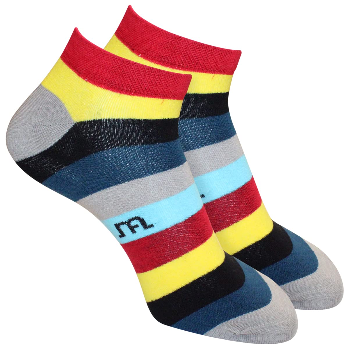 Man Arden Designer Ankle Length Socks, (1 Pair | Size: Free Size)