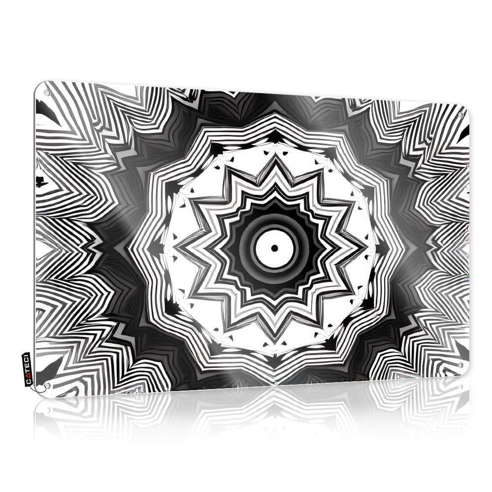 Sujd Colour Black And White Abstract Pattern Decore Chic - Signs Gift For Husband Vintage Wall Art(30X40cm)