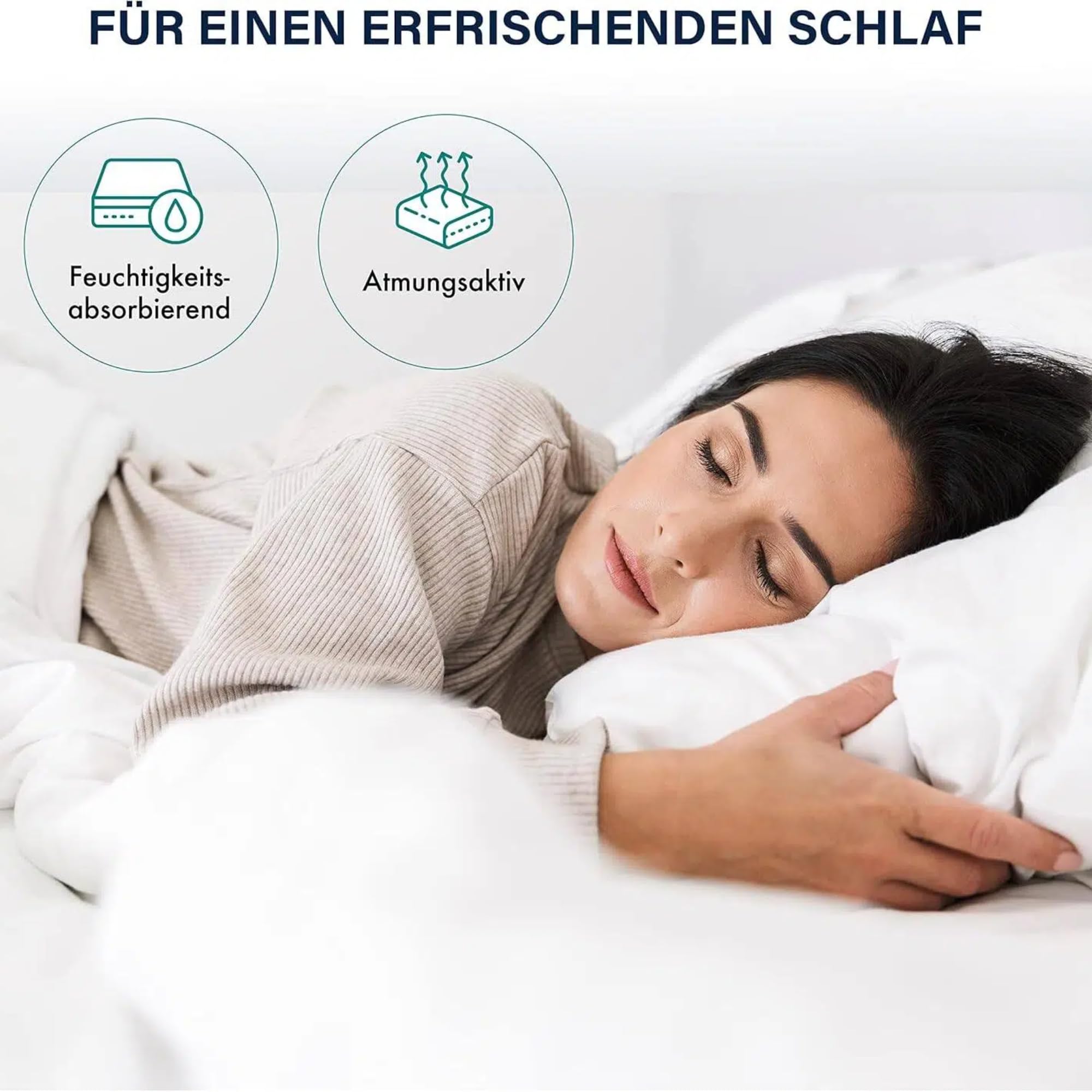 EGOHOME Matratzen Topper 160x200 cm, 7 Zonen ergonomisch Matratzentopper, Öko-TEX Zertifiziert, 7cm Höhe Matratzenauflage 160x200cm für Boxspringbett Taschenfederkernmatratze Schlafsofa