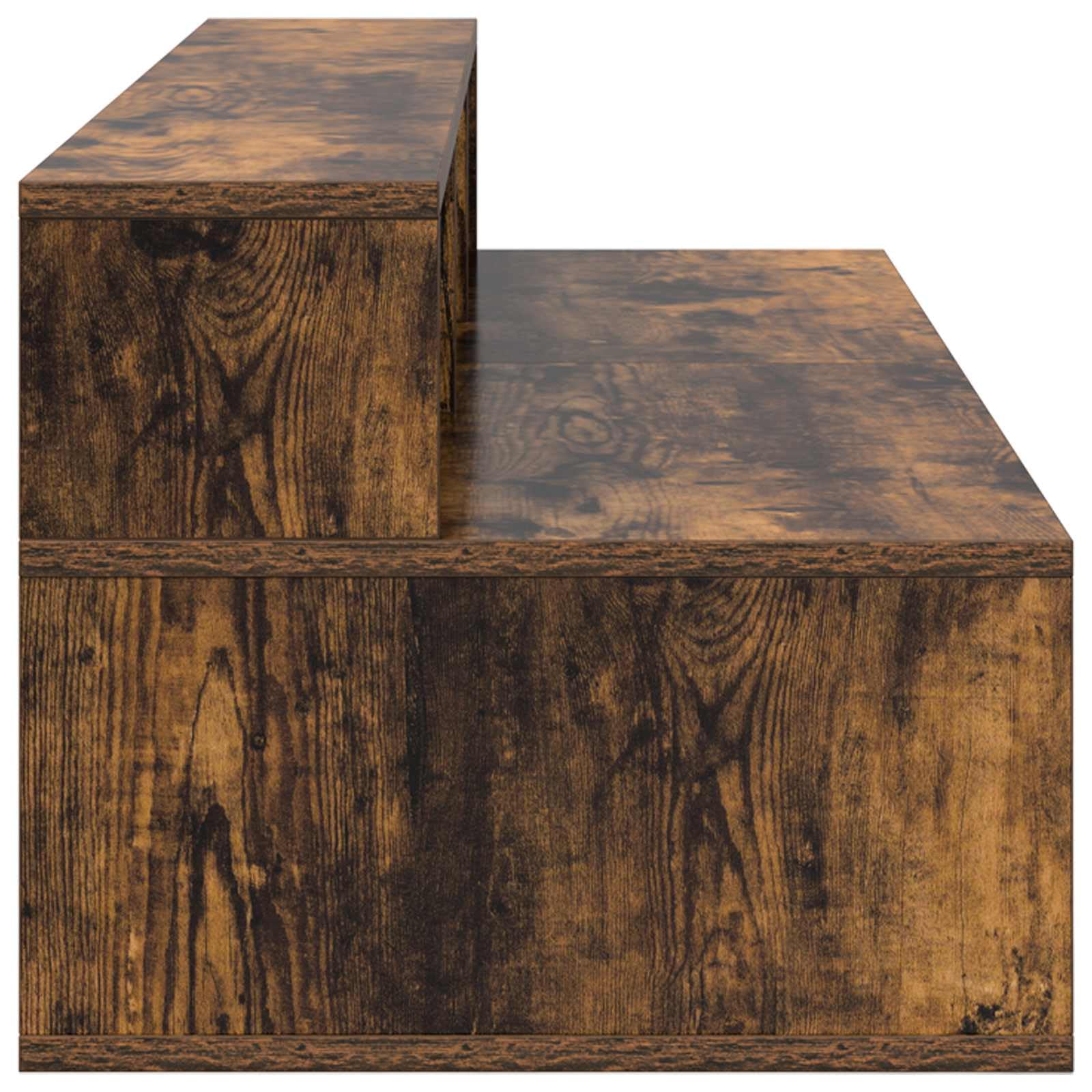 vidaXL Studiotisch Räuchereiche 152 x 42,5 x 36 cm Holzwerkstoff