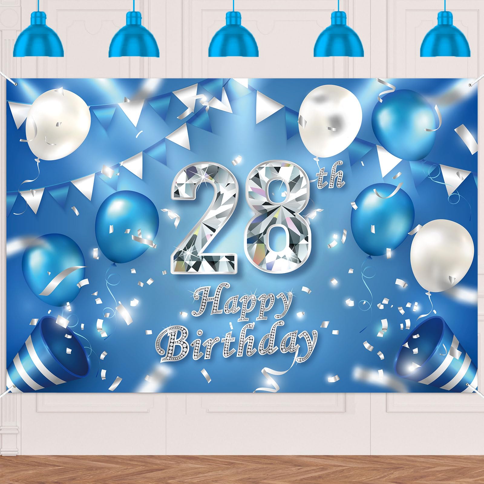 Bannière Happy Birthday Lsz-Bn-28 guirlande décoration anniversaire