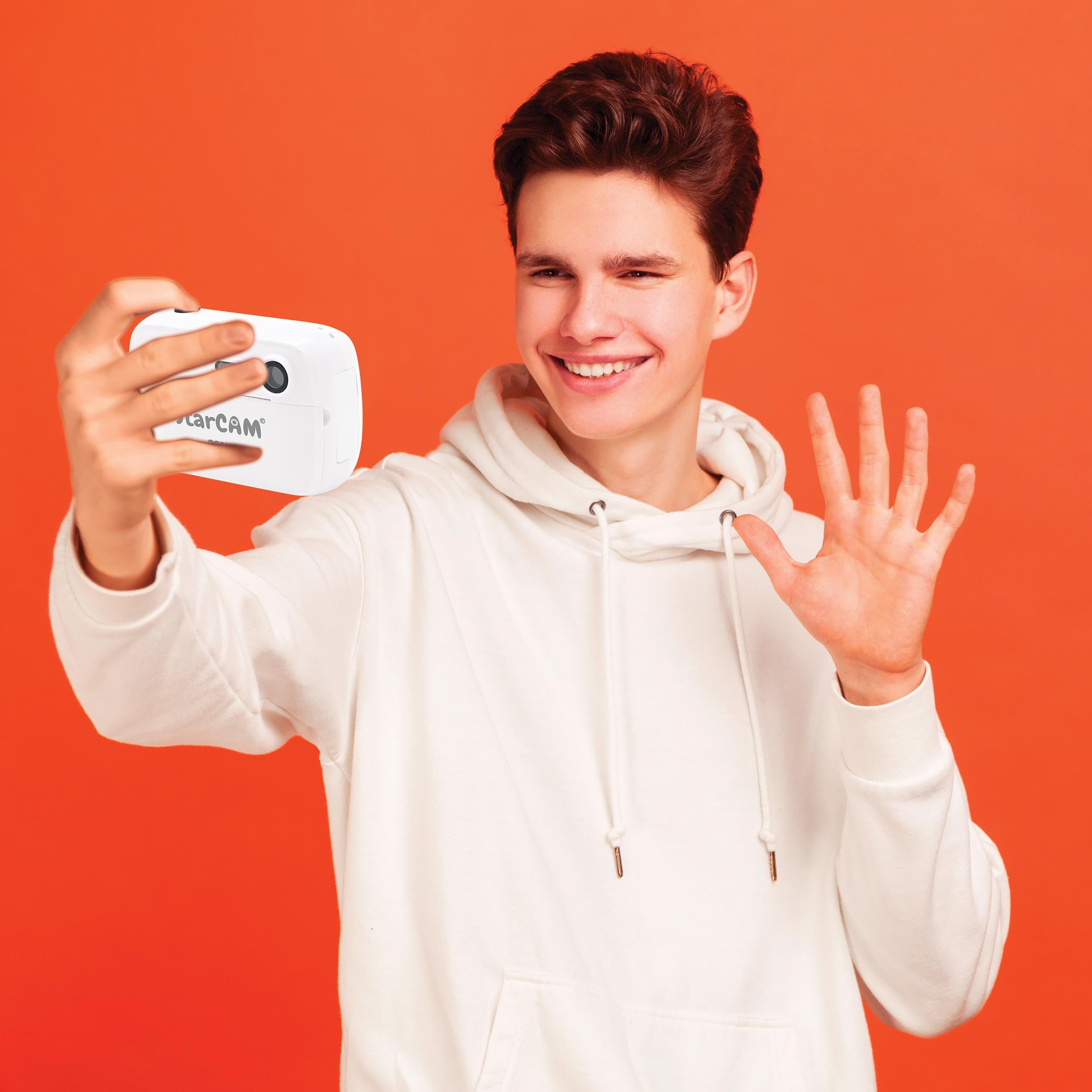 Lexibook StarCAM Print, Confezione di fotocamera con stampante istantanea, funzione foto e video, scheda SD da 32 GB e kit di personalizzazione foto inclusi, DJ150LXB
