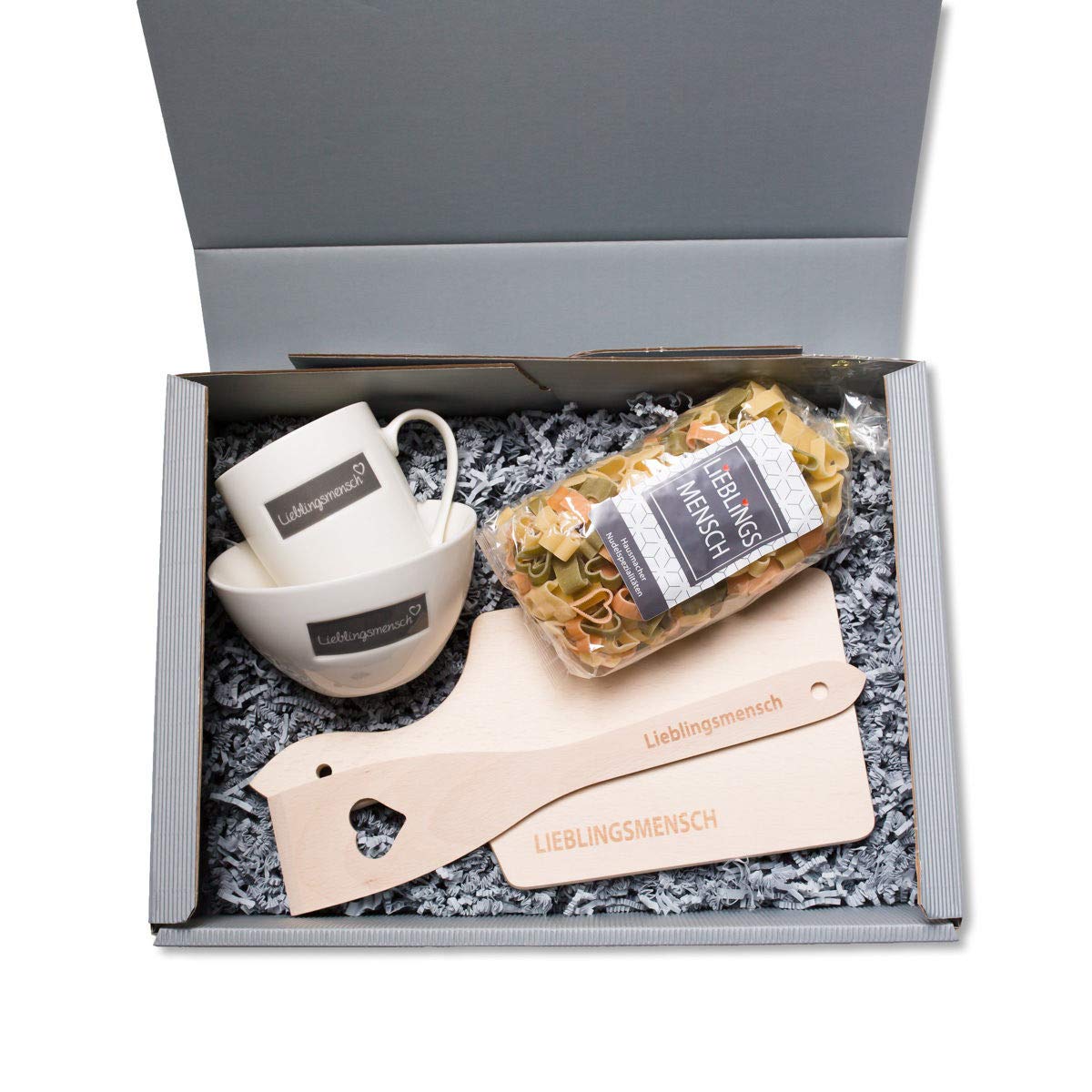 Geschenkbox Lieblingsmensch Muttertag Präsentkorb Becher Geschenk