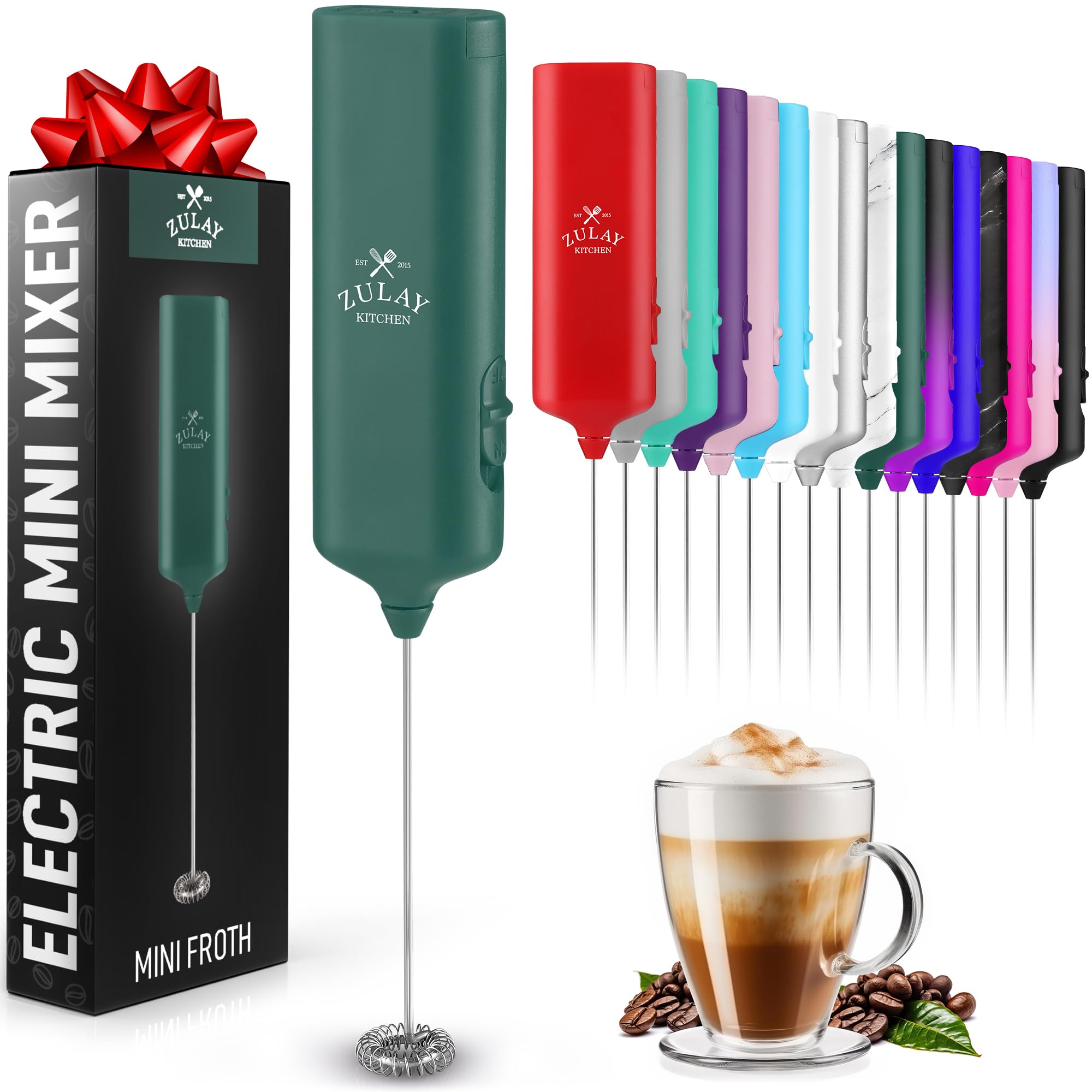 Amazon.com: Mini & Mighty Milk Frother Wand – Powerful Handheld