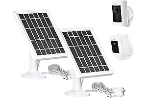 2-Pack Solar Panel Charger for Ring Camera Spotlight Cam Battery, Stick Up...