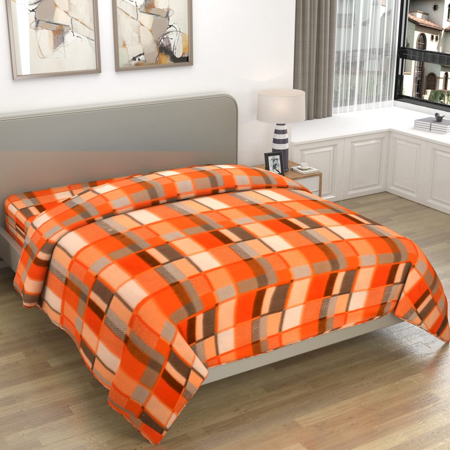 Buy PROZONE Polyester Soft Printed King Size Duvet Cover/Quilt Cover