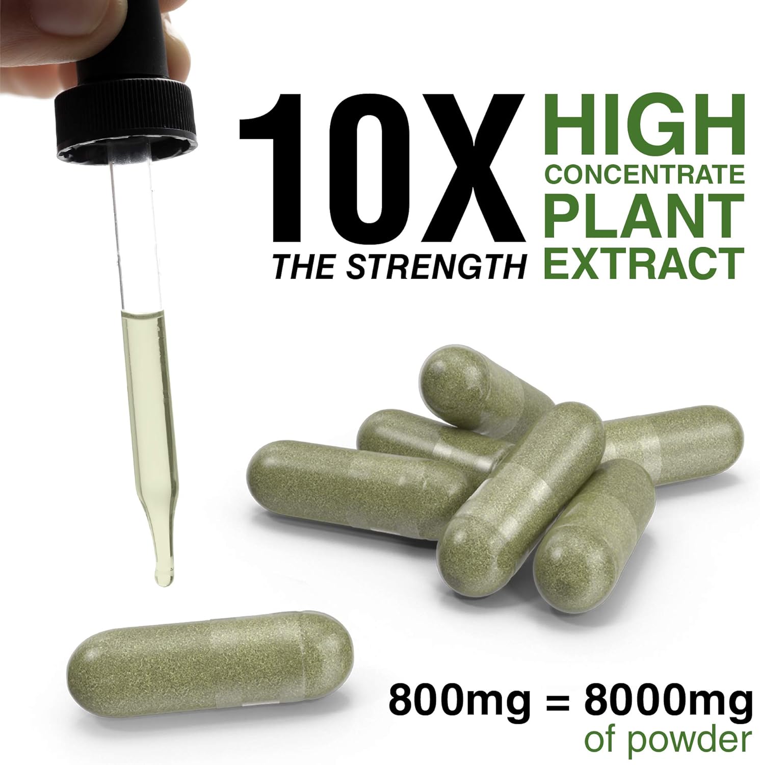 Nuvo-Med Moringa 8,000mg Extract with Vitamins & Antioxidants - Immunity and Anti-inflammatory Support, Transparent : Health & Household