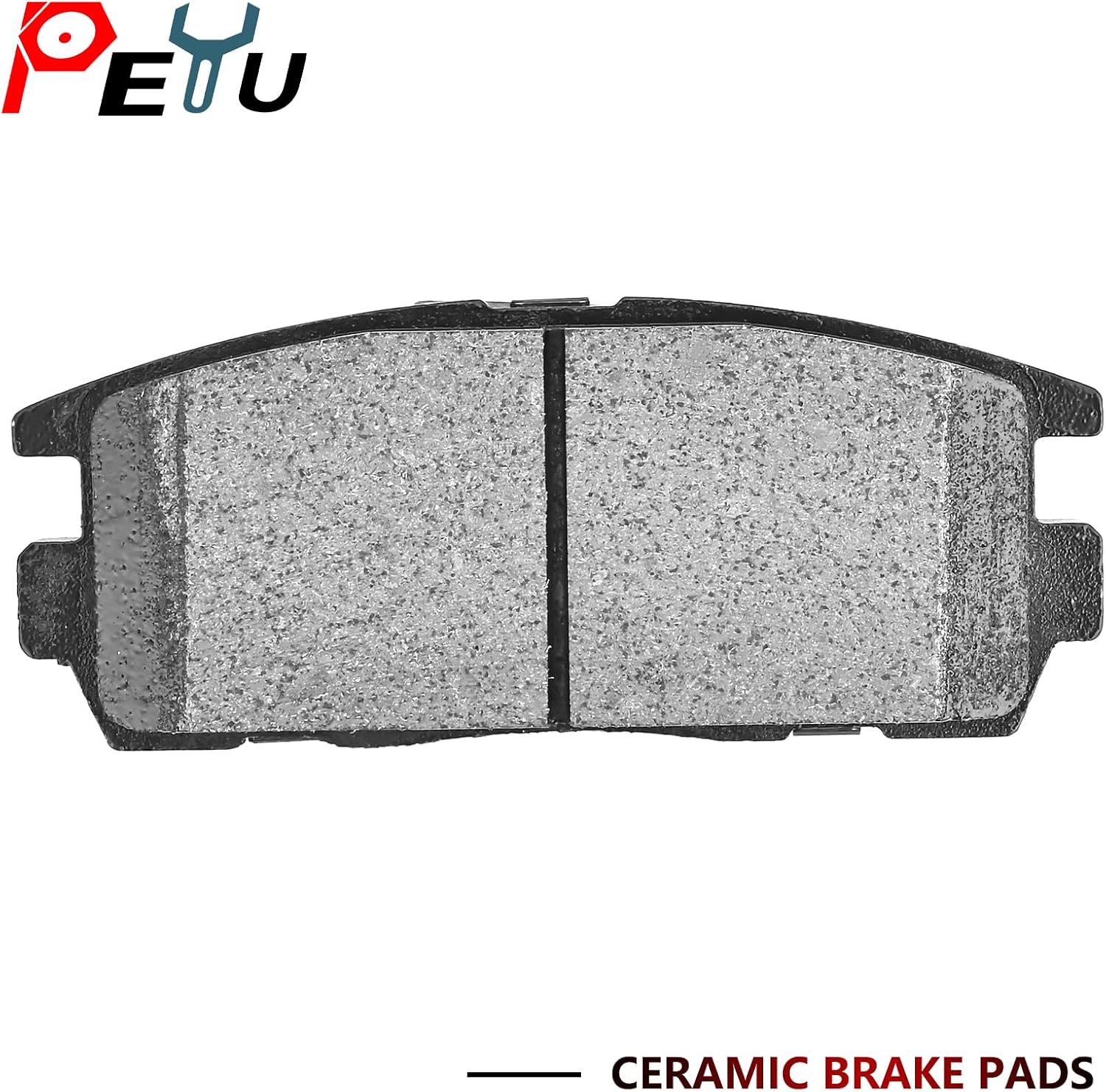 D1421 D1275 Front Rear Ceramic Brake Pads for 2010-2017 Chevy Equinox, for 2010-2017 GMC Terrain 8Pcs Driver Passenger Side
