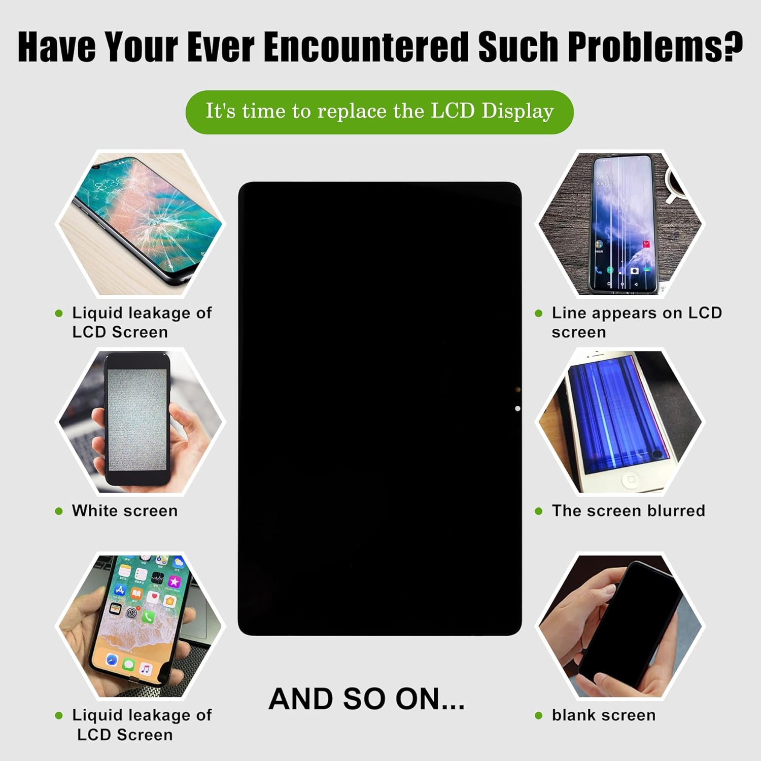 LCD Display Replacement Compatible with Kindle Fire Max 11 2023 SU8NST Touch Screen Digitizer Assembly with Repair Tools