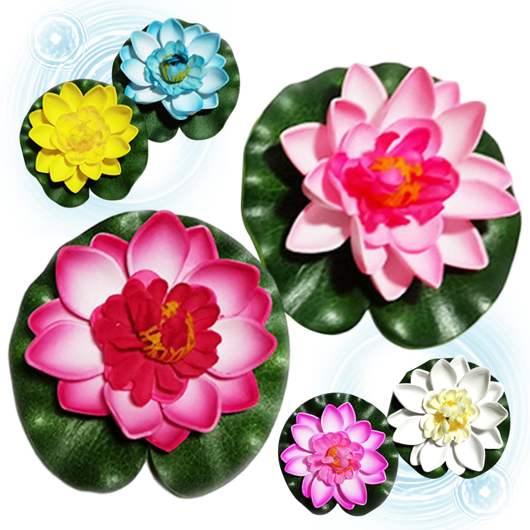 Fleurs de lotus flottantes : sublimez votre grand bassin sans entretien