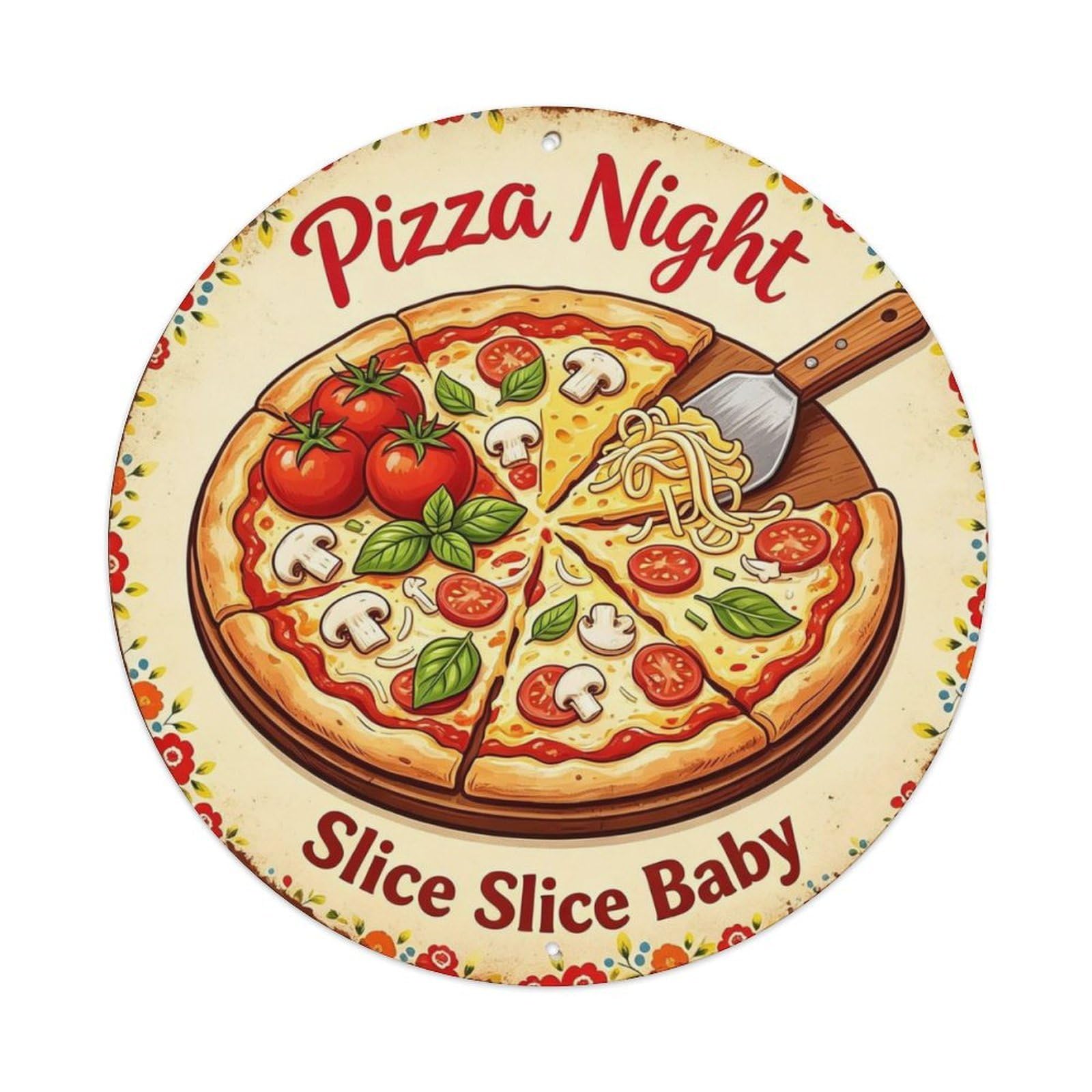 Slice Slice Baby Metal Tin Sign Plaque