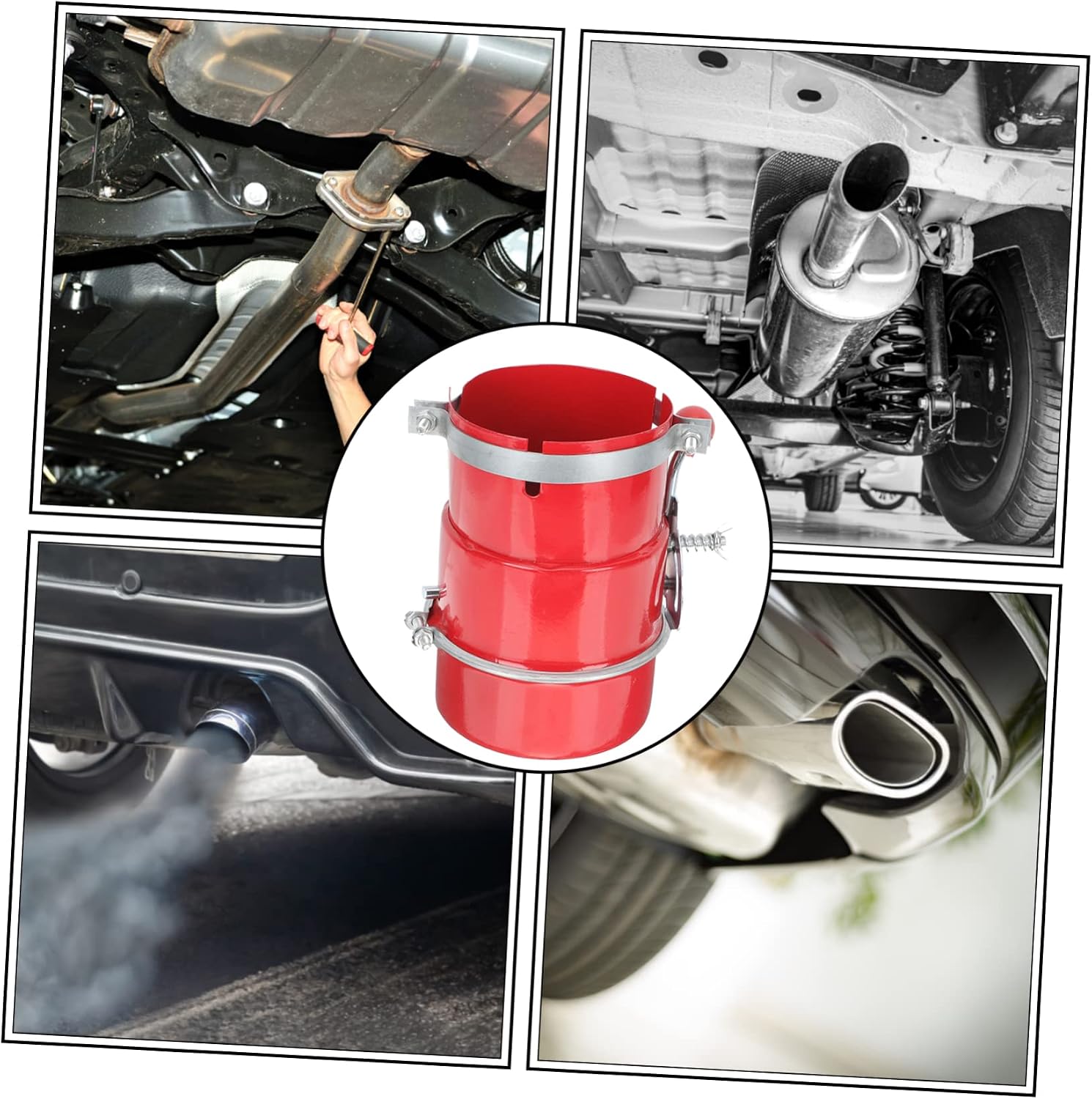 Alipis Car Exhaust Spark Arrestor 110mm Clamp Fire Prevention Device for Vehicles Suitable for Trucks Dirt Bikes and ATVs