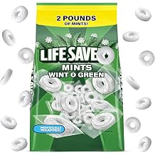 Wint O Green Hard Candy, 2 LB Bulk, Individually Wrapped